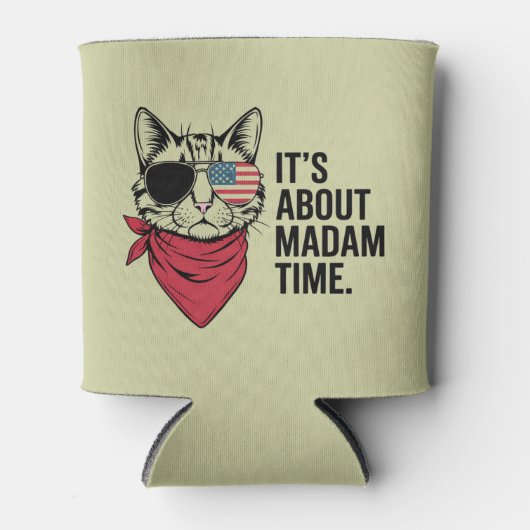 マダムタイムプレジデント2024カマラハリスDNCラリー 缶クーラー (正面)