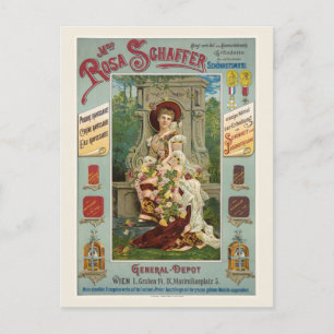 マダムバラシャファー・オーストリアヴィンテージポスター1890s ポストカード