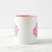 マダムプレジデントマグ – ピンクインテリア&タイはっきりしたプ ツートーンマグカップ (中央)
