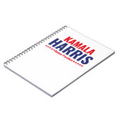 マダムプレジデントKamala Harris ノートブック (左側)