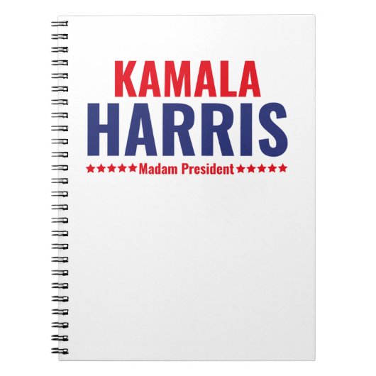 マダムプレジデントKamala Harris ノートブック (正面)