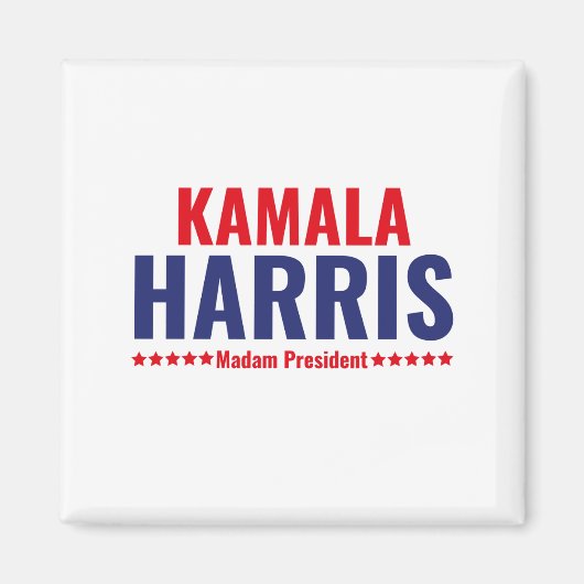 マダムプレジデントKamala Harris マグネット (正面)