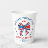 マダムプレジデントKamala Harris 紙コップ (裏面)