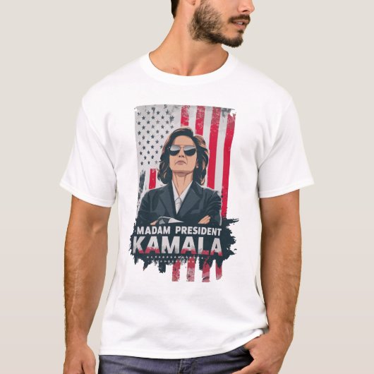 マダムプレジデントKamala Harris Tシャツ (正面)