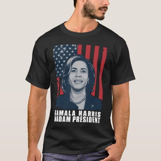 マダムプレジデントKamala Harris Tシャツ (正面)