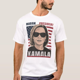 マダムプレジデントKamala Harris Tシャツ