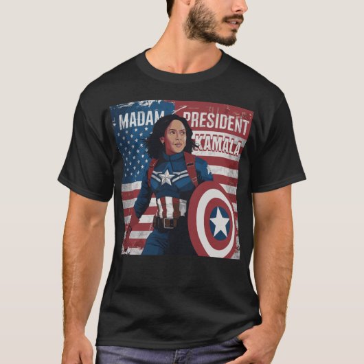 マダムプレジデントKamala Harris Tシャツ (正面)