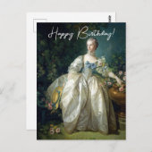 マダムベルゲレット1766ブッシャーハッピーバースデー ポストカード (正面/裏面)