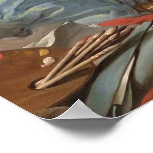 マダムベルゲレフランソワブシェファインアート ポスター (角)