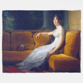 マダムボナパルテ(ジョセフィン) フリースブランケット (正面(横))