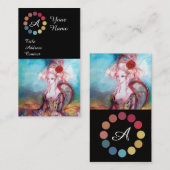 マダムポンパドゥールメイクアップアーティストカラーパレット 名刺 (正面/裏面)