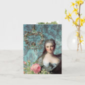 マダムポンパドールあいさつカード カード (黄色い花)