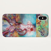 マダムポンパドールエレガント美しいファッションモノグラム Case-Mate iPhoneケース (裏面(横))