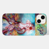 マダムポンパドールエレガント美しいファッションモノグラム Case-Mate iPhoneケース (裏面 (横))