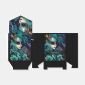 マダムマスカレードティール（緑がかった色）テント フェイバーボックス (折り畳みなし)