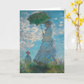 マダムモネとその息子ファインアート母の日 カード (黄色い花)