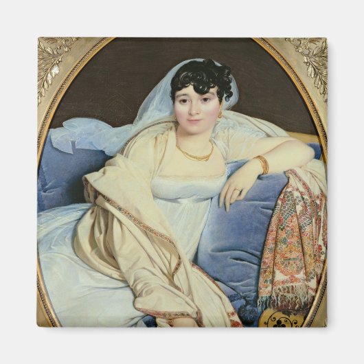 マダムリヴィエールMarie Francoise Jacquette マグネット (正面)