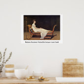 マダムレカミエ – ポートレート.バイジャック – ルイ・ダビデ ポスター (キッチン)