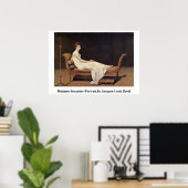 マダムレカミエ – ポートレート.バイジャック – ルイ・ダビデ ポスター (ホームオフィス)