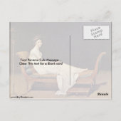 マダムレカミエ – ポートレート.バイジャック – ルイ・ダビデ ポストカード (裏面)