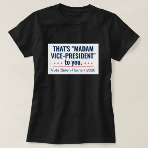 マダム副大統領カマラハリスバイデン氏2020 Tシャツ