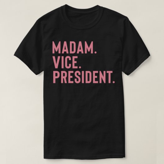 マダム副大統領 Tシャツ (デザイン正面)