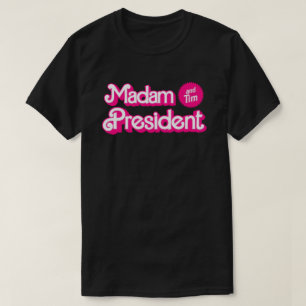 マダム大統領とティム・イン・ピンク Tシャツ