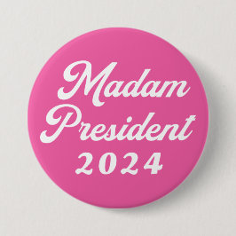 マダム大統領カマラハリス2024年選挙 缶バッジ