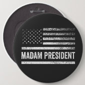 マダム大統領ハリス・ワルツ米国国旗の選挙 缶バッジ (正面&裏面)