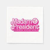 マダム大統領 | ハリスワルツ スタンダードカクテルナプキン (正面)