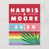 マダム大統領KAMALA HARRIS MOORE 2024 ポストカード (正面)