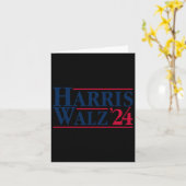 マダム大統領Kamala Harris Tim Wheimer Vp Brat カード (黄色い花)