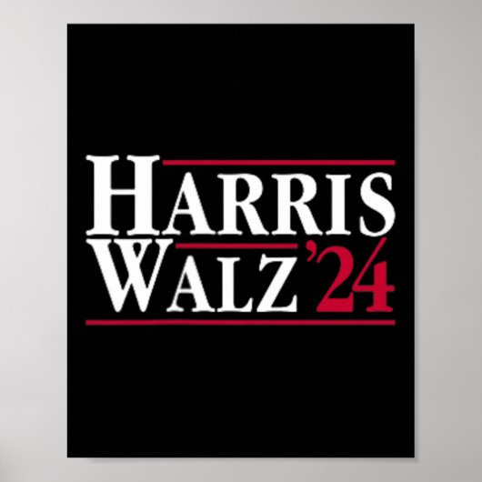 マダム大統領Kamala Harris Tim Wheimer Vp Brat ポスター (正面)