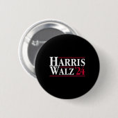 マダム大統領Kamala Harris Tim Wheimer Vp Brat 缶バッジ (正面&裏面)