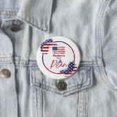 マダム得の計画アメリカの選挙愛国的ボタン 缶バッジ (インサイチュ)