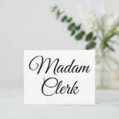 マダム書記 ポストカード (スタンド正面)