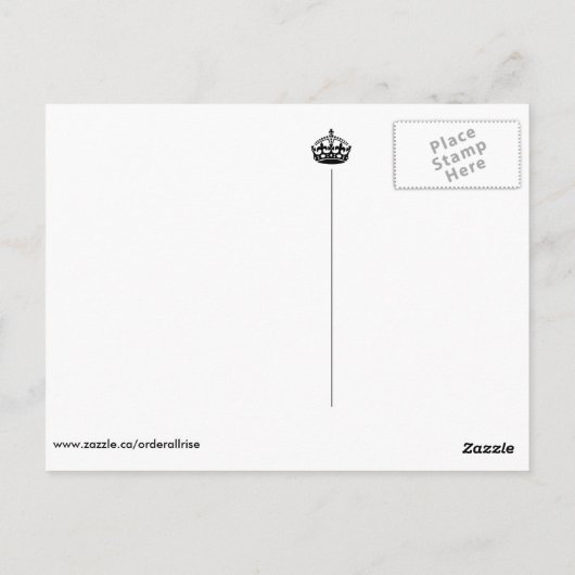 マダム書記 ポストカード (裏面)