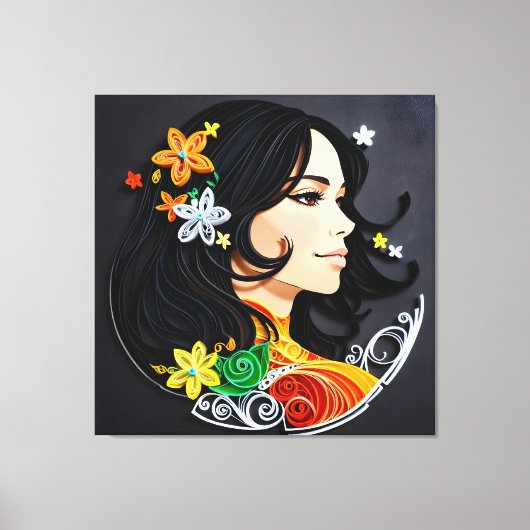 マダム美しい キャンバスプリント (正面)