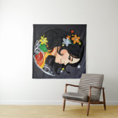 マダム美しい。 タペストリー (インサイチュ(横))