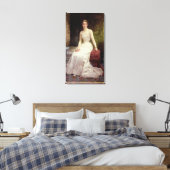マダム・オリー・ローデラーポートレート1900年(缶油) キャンバスプリント (インサイチュ (寝室))