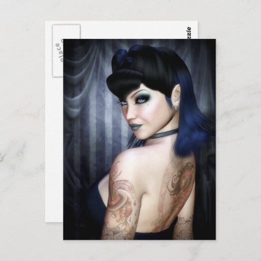 マダム・ソフィー・ヴァンパイア女王はがき ポストカード (正面/裏面)