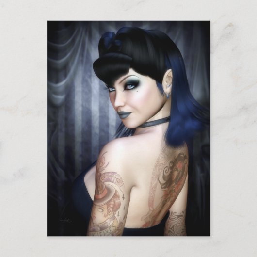 マダム・ソフィー・ヴァンパイア女王はがき ポストカード (正面)