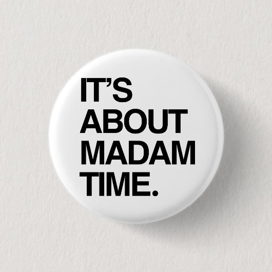 マダム・タイムの話だ 缶バッジ (正面)