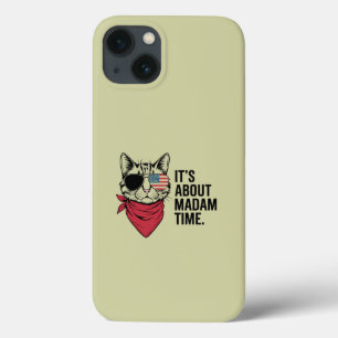 マダム・タイム・プレジデント 2024 カマラ・ハリス DNC集会 iPhone 13ケース