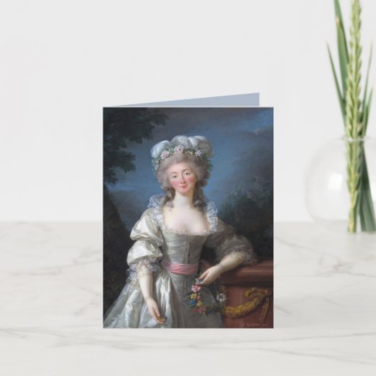 マダム・デュ・バリー 案内状 (正面)