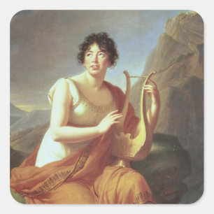 マダム・デ・スタエル・アズ・コリネ， 1809 スクエアシール