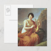 マダム・デ・スタエル・アズ・コリネ， 1809 ポストカード (正面/裏面)