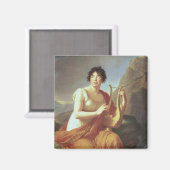 マダム・デ・スタエル・アズ・コリネ， 1809 マグネット (正面/裏面)