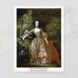 マダム・ド・ポンパドールバイ・フランソワ・ブーシャー ポストカード