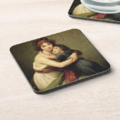 マダム・ビジー・レブルンと娘 コースター (左側)